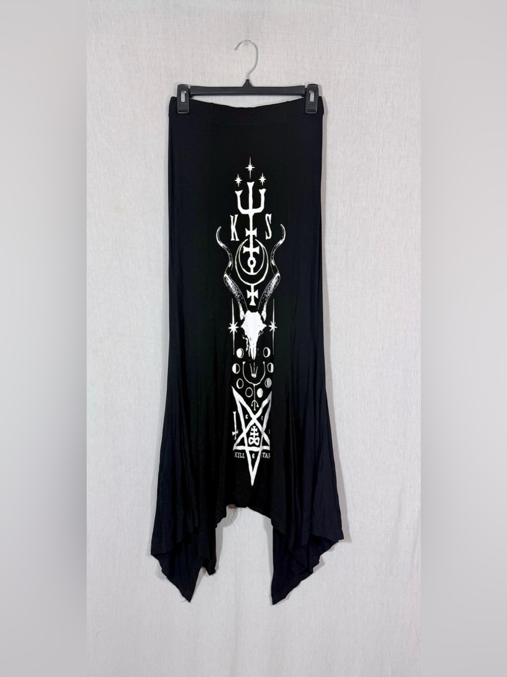Killstar XS black Medea Maxi skirt